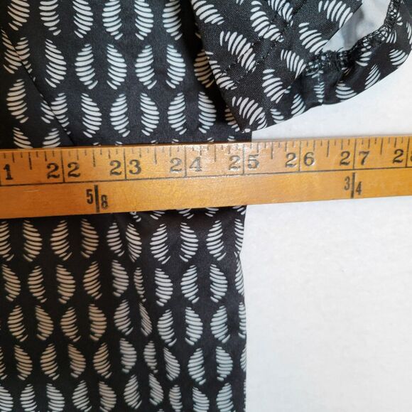 Maelreg Mens Geometric Performance Polo Shirt Size 2XL Black Athleisure Comfort - Picture 5 of 7